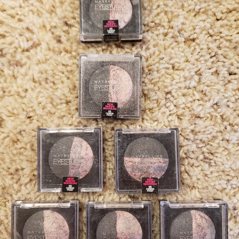 7 NWT Maybelline eye shadow Carbon Frost